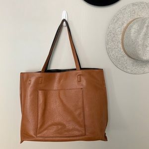 Urban Outfitters Reversible Vegan Leather Tote Bag
